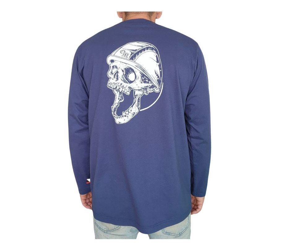 Men's FR Long Sleeve Oil Money Hard Hat